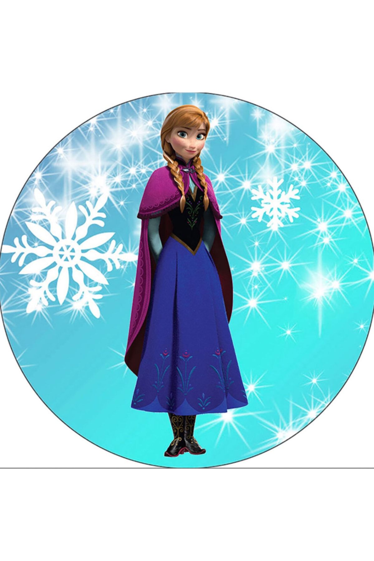 Elsa%20Frozen%20Etiketi%204%20Cm%20-%2060%20Adet%20Opak%20Etiket