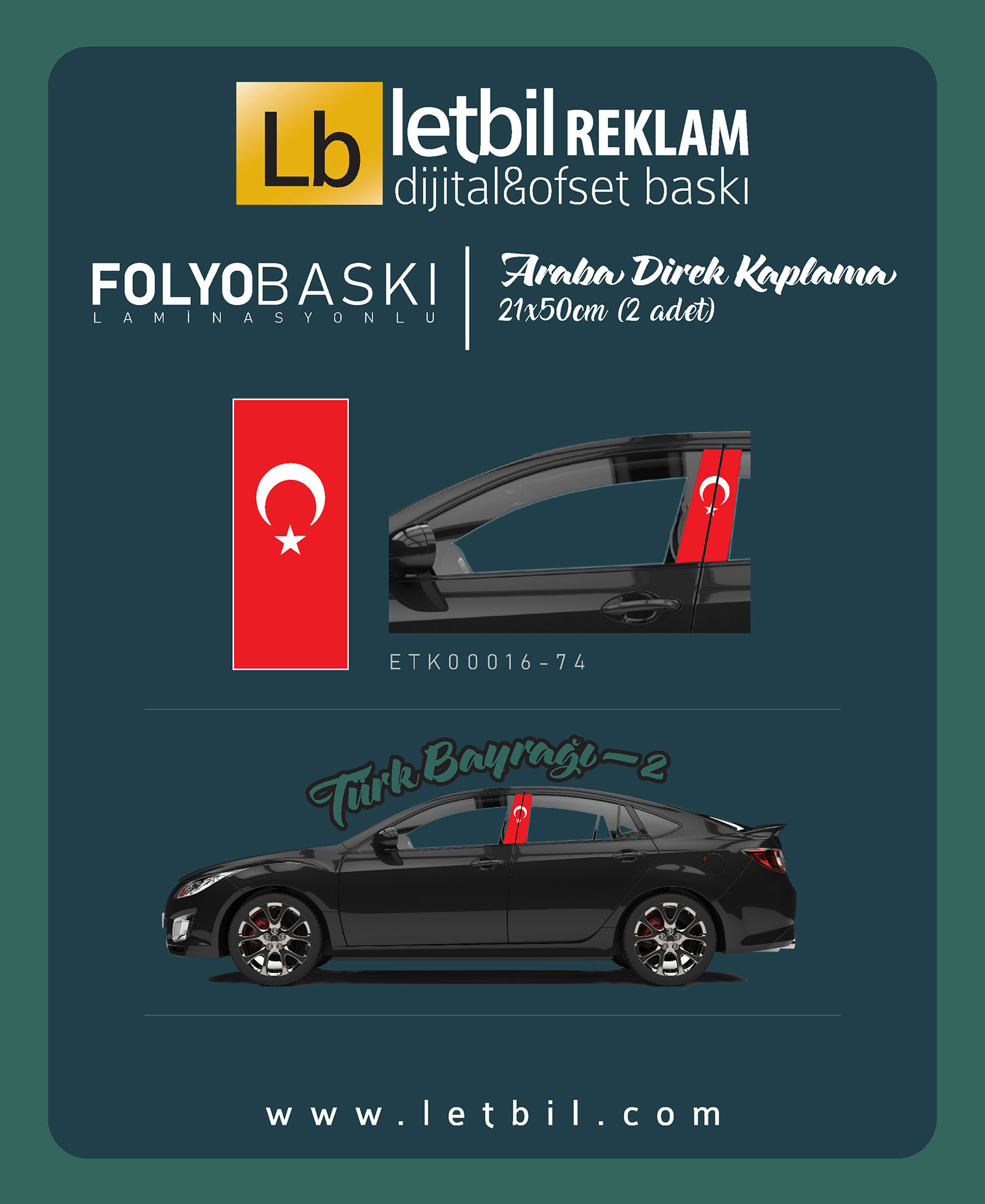 Araba%20Etiketleri,%20Tuning%20Kaplama,%20Direk%20Folyosu%20-%20Türk%20Bayraği-2