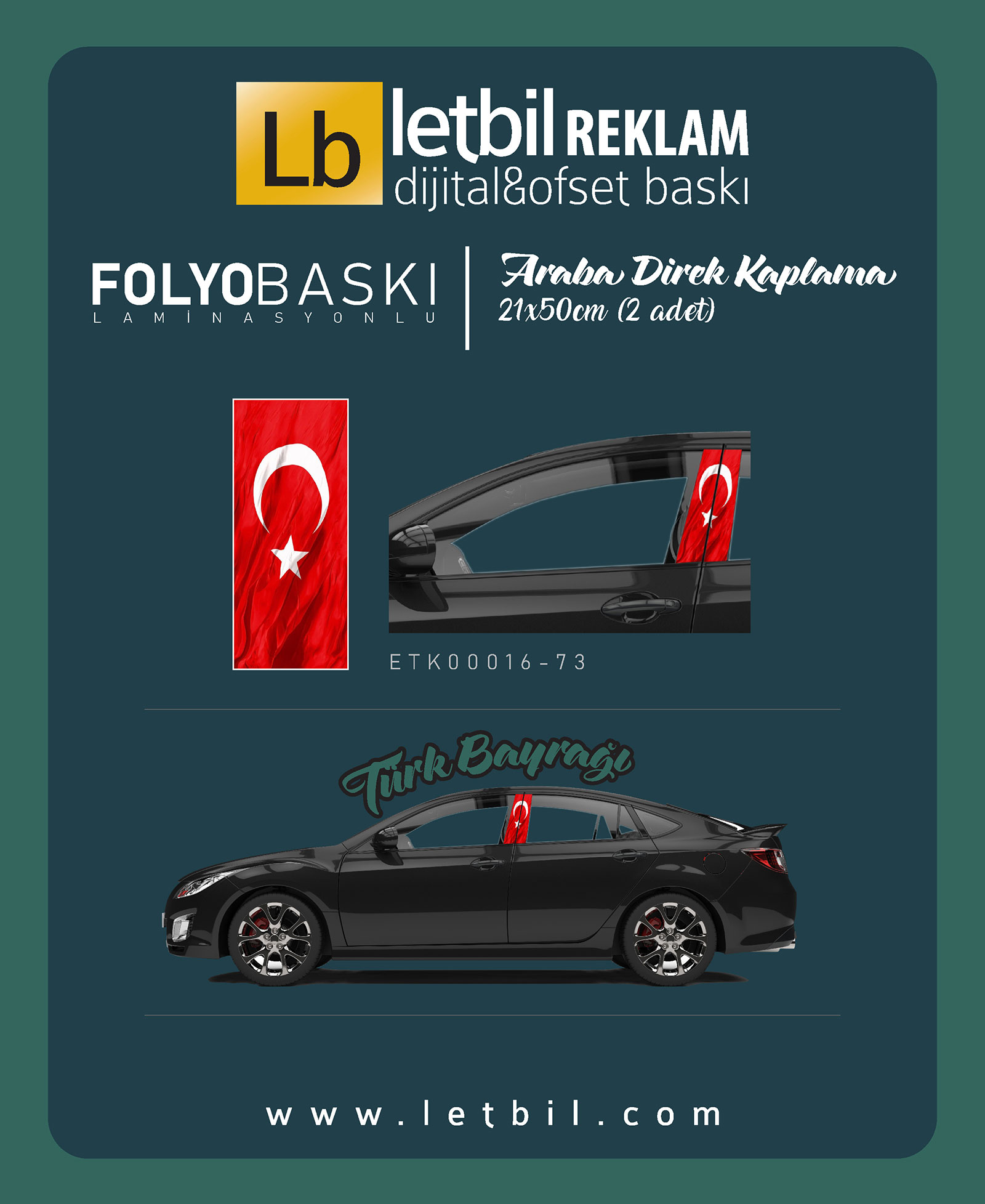 Araba%20Etiketleri,%20Tuning%20Kaplama,%20Direk%20Folyosu%20-%20Türk%20Bayrağı