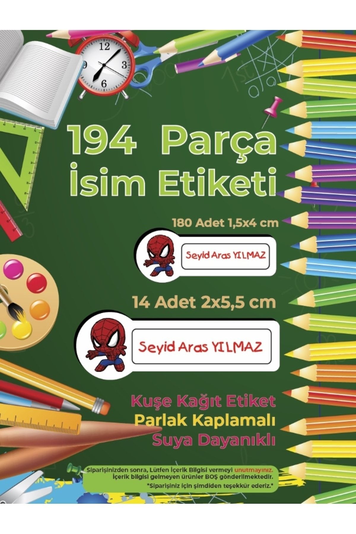 Okul%20Etiketi%20Kalem%20Defter%20Etiketi,%20Baby%20Spider%20-%20Örümcek%20Adam%20Etiketi%20-%20194%20Adet%20Opak%20Sticker