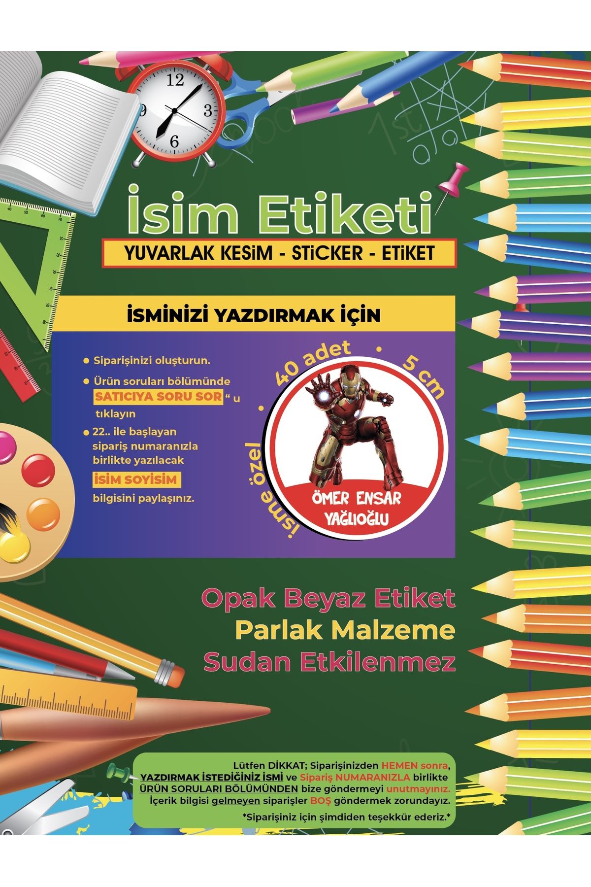 Okul%20Etiketi,%20Kalem%20Defter%20Etiketi,%20iron%20Man%20Etiketi%20-%2040%20Adet%205cm%20Opak%20Sticker