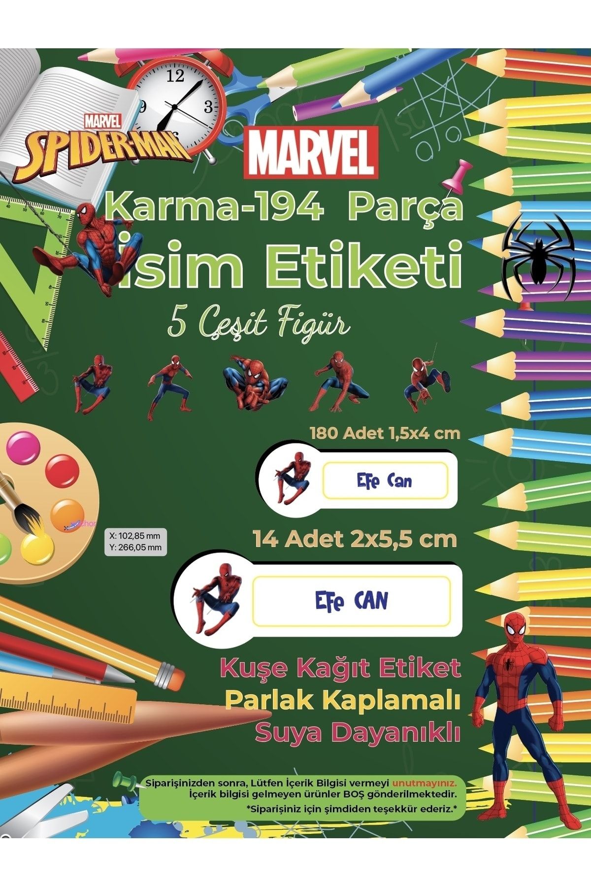 Okul%20Etiketi%20Kalem%20Defter%20Etiketi,%20Örümcek%20Adam,%20Spider%20Man%20Etiketi%20-%2040%20Adet%205cm%20Opak%20Sticker