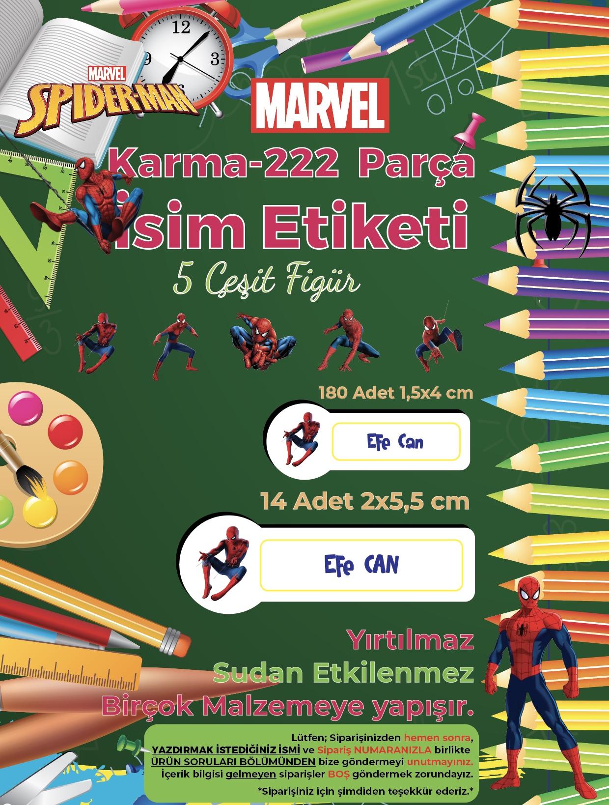 Okul%20Etiketi%20Kalem%20Defter%20Etiketi,%20Örümcek%20Adam,%20Spider%20Man%20Etiketi%20-%2060%20Adet%204cm%20Opak%20Sticker