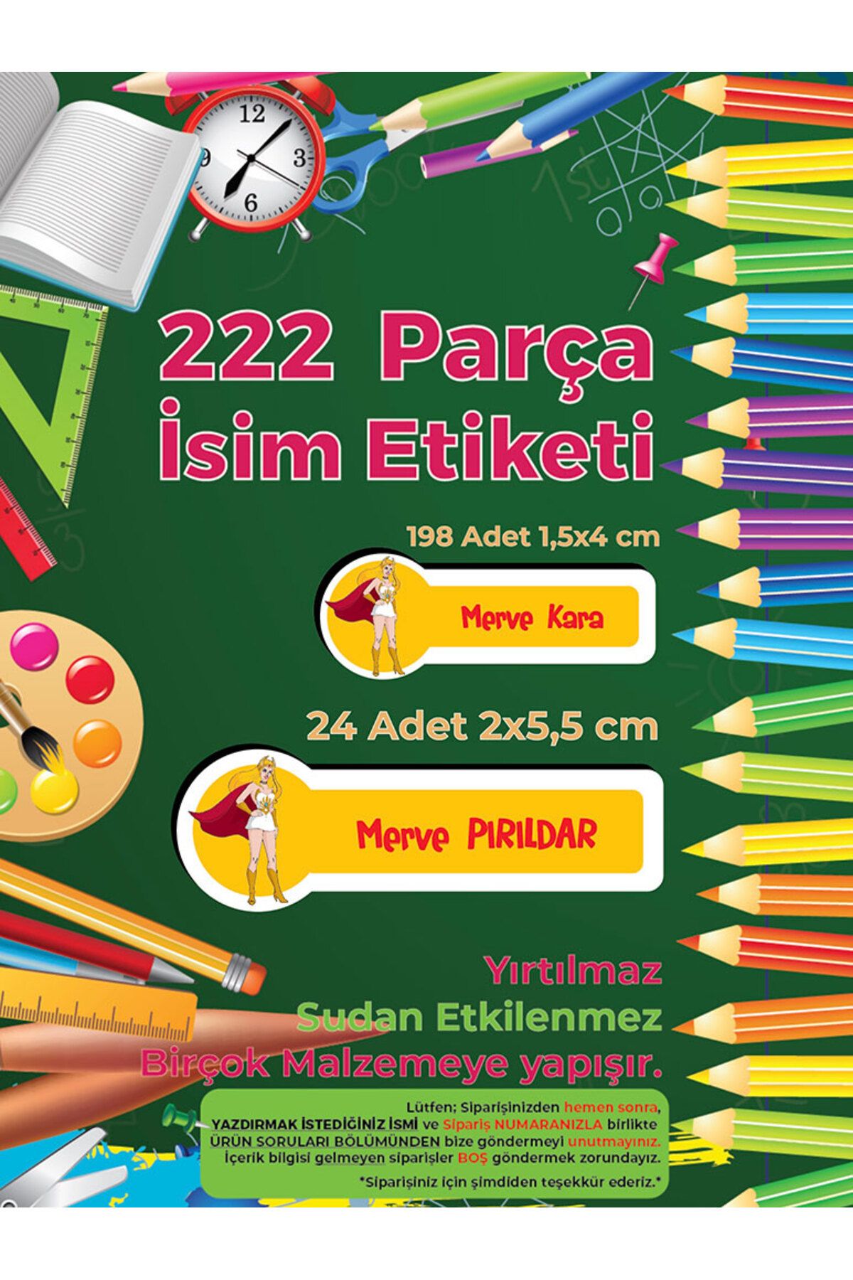 Okul%20Etiketi%20Kalem%20Defter%20Etiketi,%20She-Ra%20Etiketi%20-%20222%20Adet%20Folyo%20Sticker