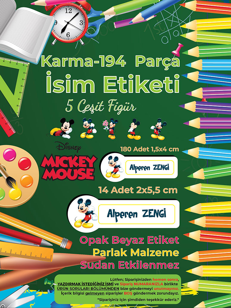 Okul%20Etiketi%20Kalem%20Defter%20Etiketi,%20Mickey%20Mouse%20Etiketi%20-%20194%20Adet%20Opak%20Sticker