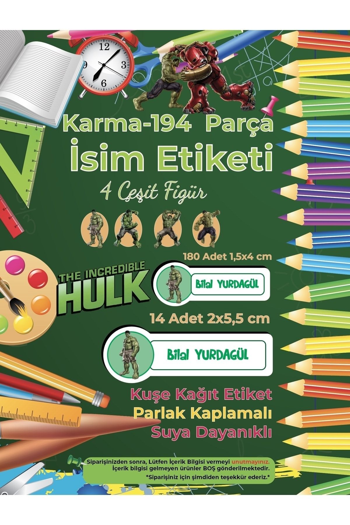 Okul%20Etiketi%20Kalem%20Defter%20Etiketi,%20Hulk%20Etiketi%20-%20194%20Adet%20Opak%20Sticker