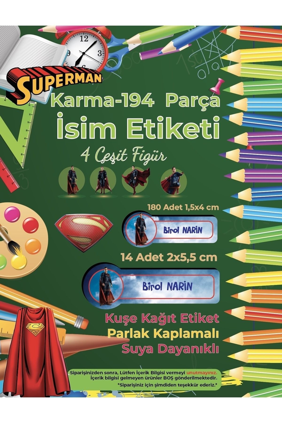 Okul%20Etiketi%20Kalem%20Defter%20Etiketi,%20Supermen%20Etiketi%20-%20194%20Adet%20Opak%20Sticker