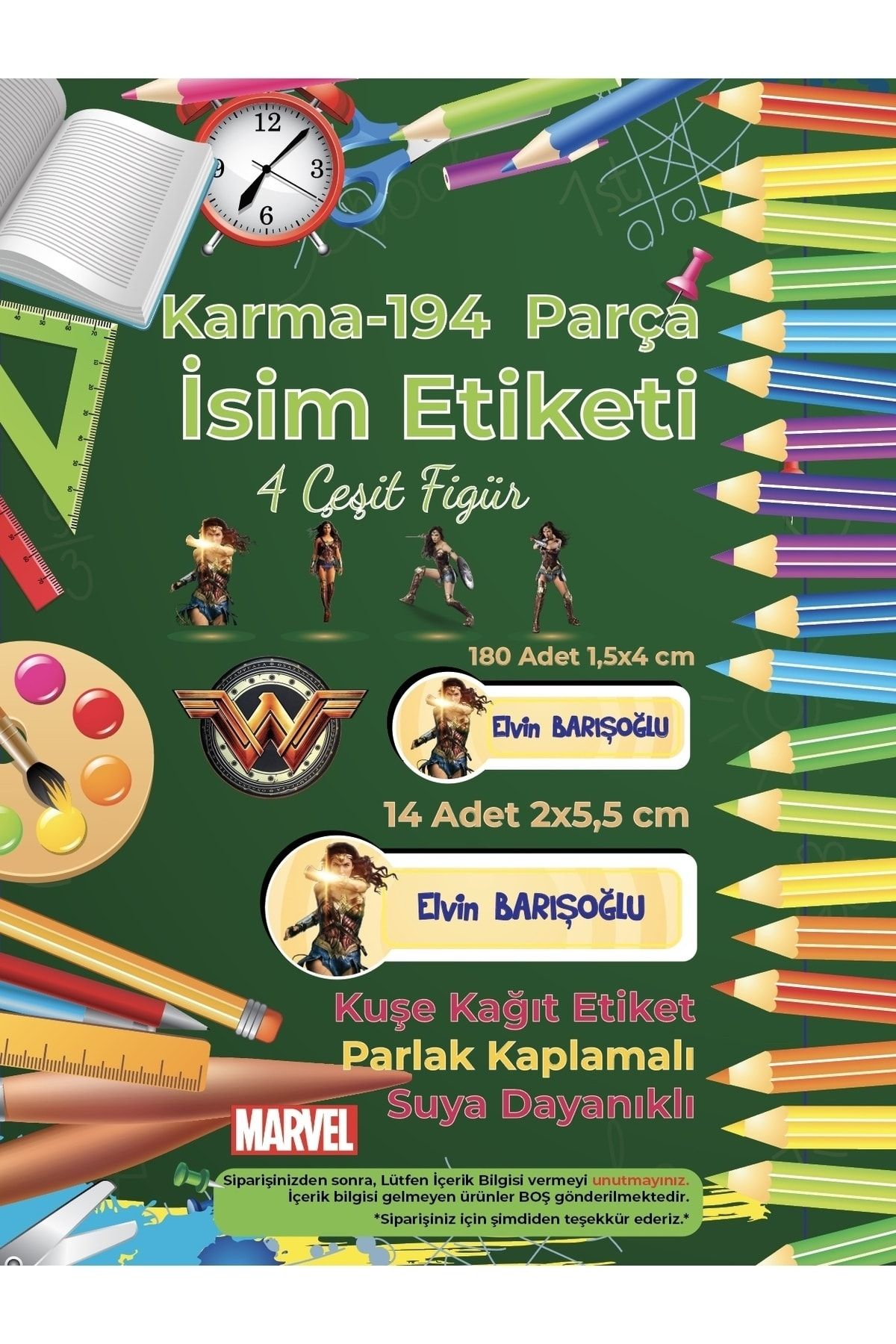 Okul%20Etiketi%20Kalem%20Defter%20Etiketi,%20Wonderwomen%20Etiketi%20-%20194%20Adet%20Opak%20Sticker