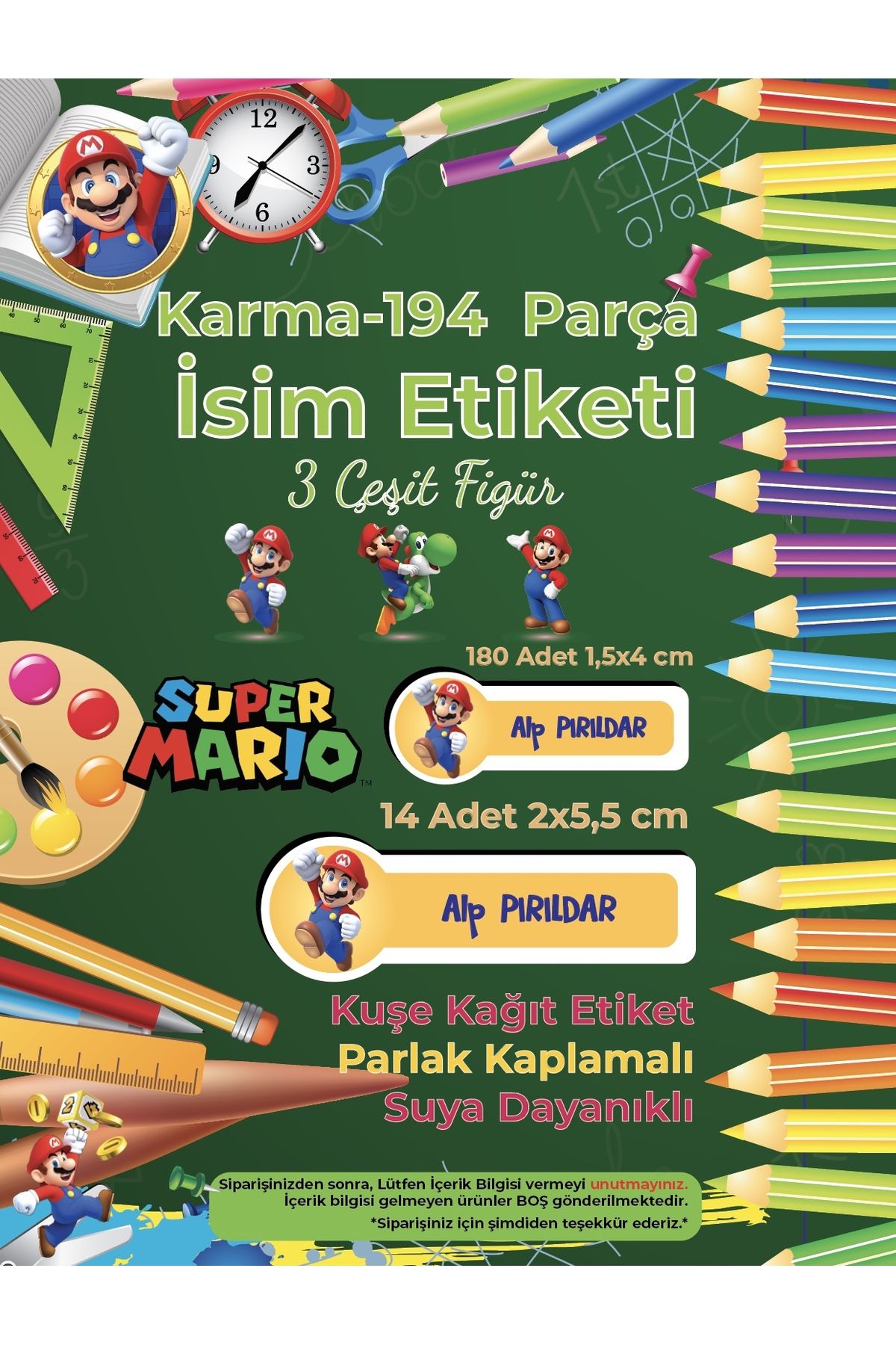 Okul%20Etiketi%20Kalem%20Defter%20Etiketi,%20Super%20Mario%20Etiketi%20-%20194%20Adet%20Opak%20Sticker