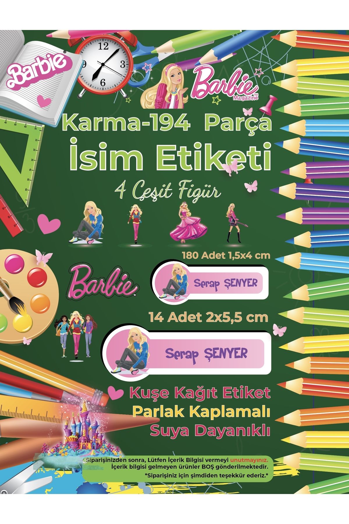 Okul%20Etiketi%20Kalem%20Defter%20Etiketi,%20Barbie%20Etiketi%20-%20194%20Adet%20Opak%20Sticker