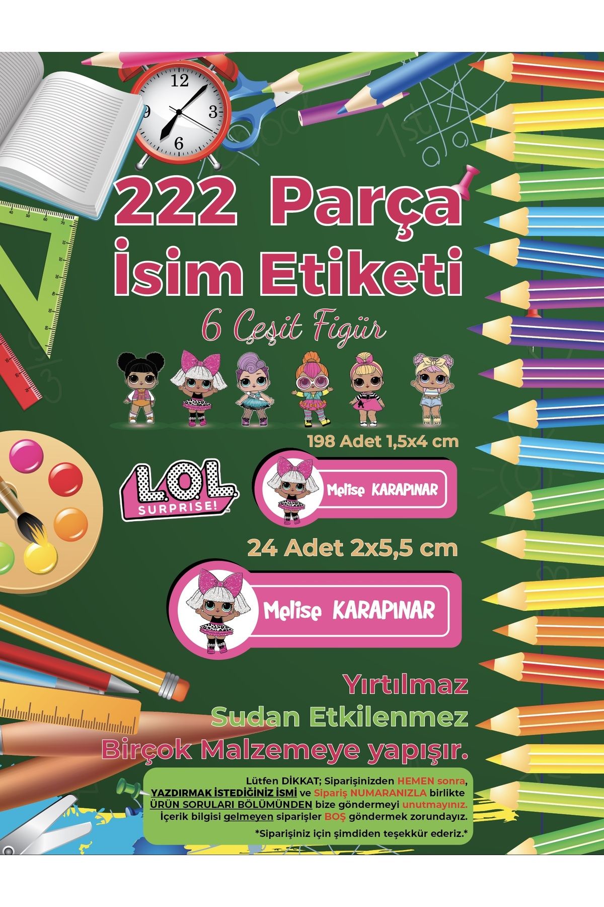 Okul%20Etiketi%20Kalem%20Defter%20Etiketi,%20Lol%20Bebekleri%20Etiketi%20-%20222%20Adet%20Folyo%20Sticker