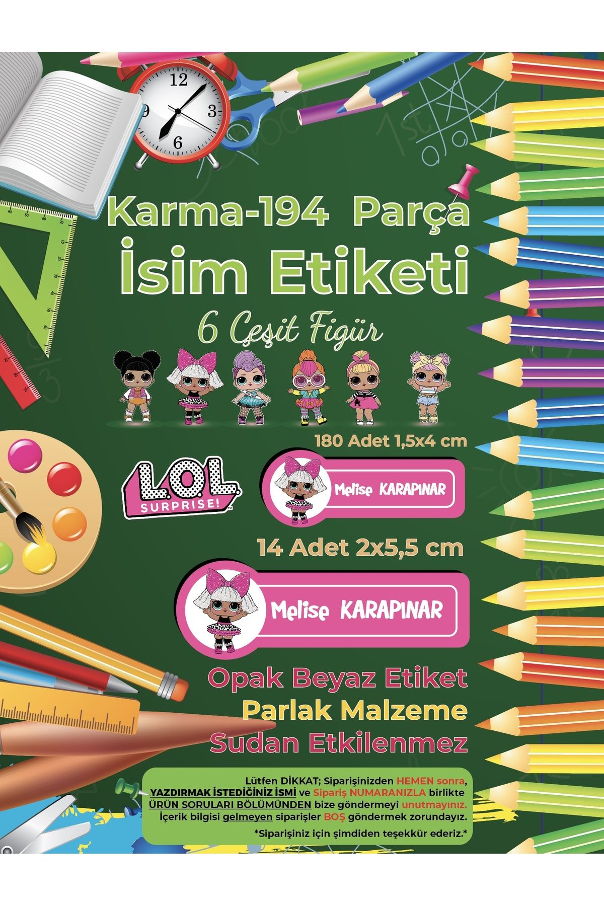 Okul%20Etiketi%20Kalem%20Defter%20Etiketi,%20Lol%20Bebekleri%20Etiketi%20-%20194%20Adet%20Opak%20Sticker