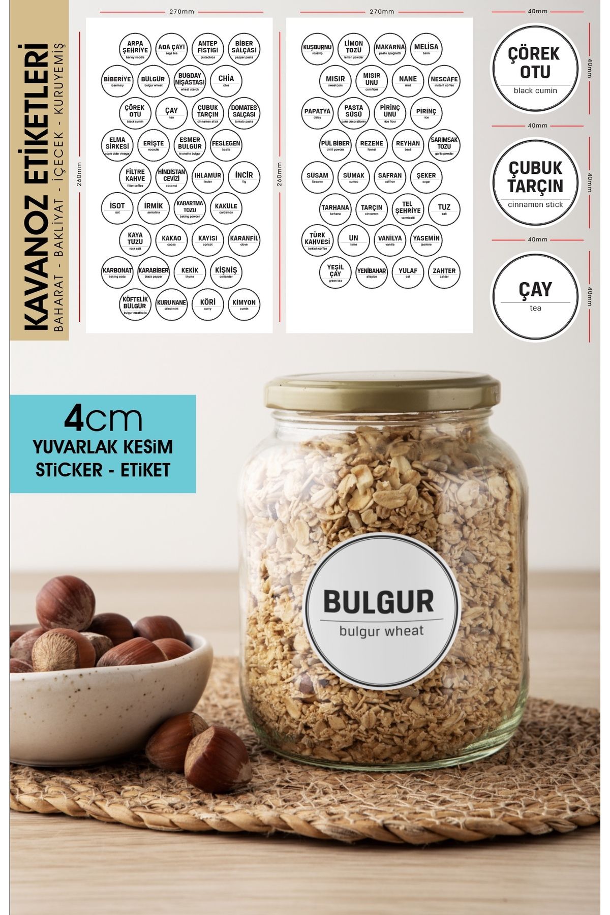 Beyaz%20Yuvarlak%20Kesim%20Baharat,%20Bakliyat%20Etiket%20Modeli%204cm%20-%2070%20Adet%20Folyo%20Sticker