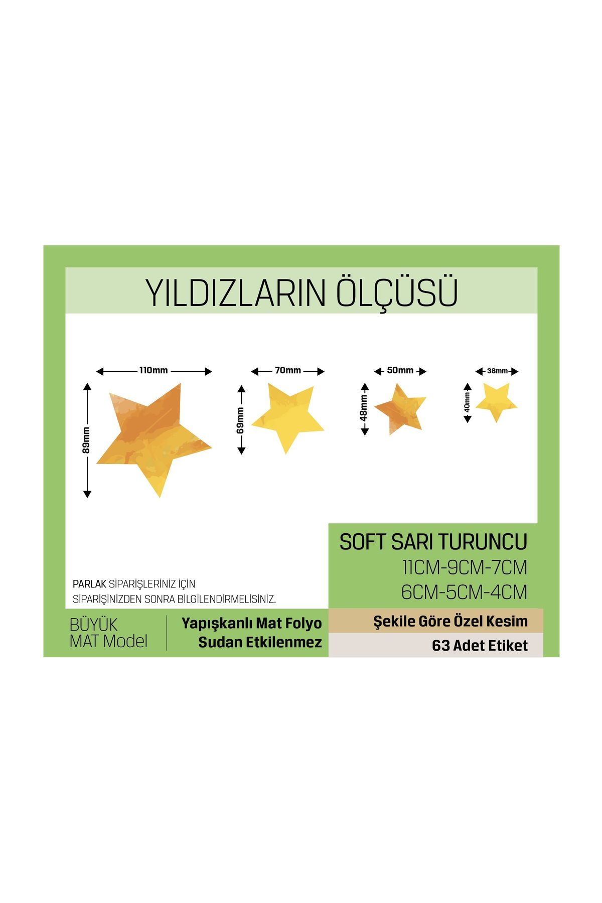 Soft%20Sarı%20Turuncu%20Renkli-Yıldız%20Desenli%20Çocuk%20Odası%20Duvar%20Etiketi%20Std.%20Model-63%20Adet%20LETBİL%20STİCKER