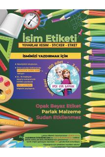 Okul Etiketi, Kalem Defter Etiketi - ELSA