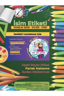 Okul Etiketi, Kalem Defter Etiketi - ELSA