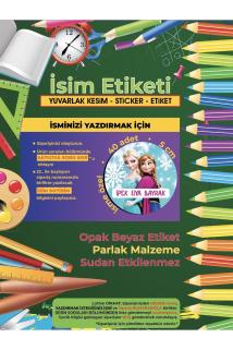 Okul Etiketi, Kalem Defter Etiketi - ELSA