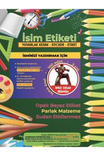 Okul Etiketi, Kalem Defter Etiketi - iron Man