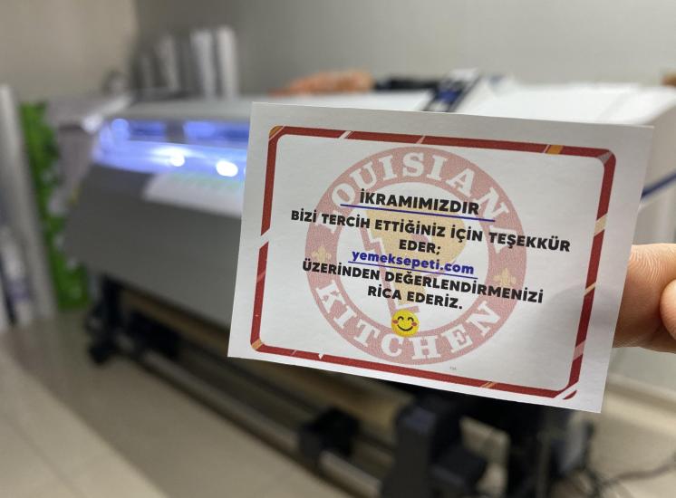 Firmalara Özel 1000 Adet Folyo Sticker