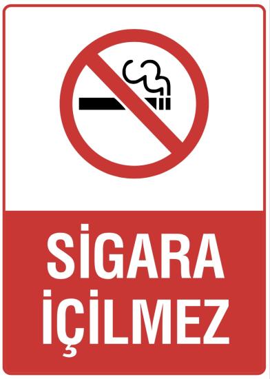 Sigara İçilmez Uyarı Etiketi